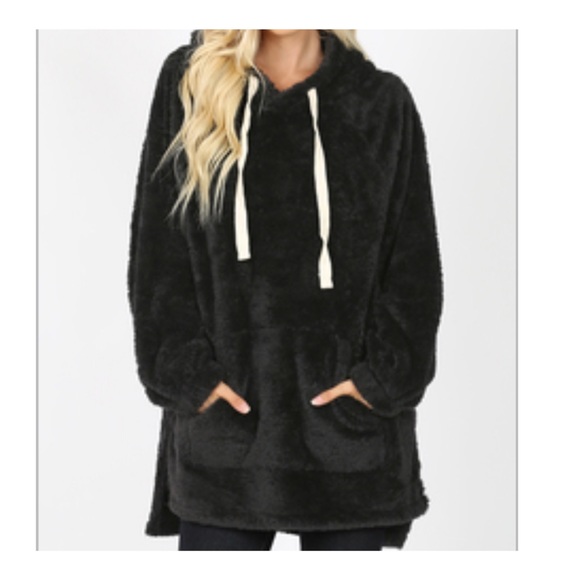 NEW🎈WARM Oversized cozy Sherpa pullover hoodie - Picture 2 of 3